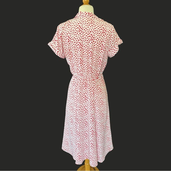 Vintage‎ 1980’s John Richard Red and white dress - Picture 6 of 10